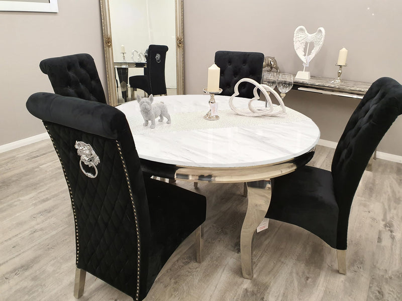 Stylish dining table and chairs set for modern homes, offering coordinated dining room seating and elegant everyday style