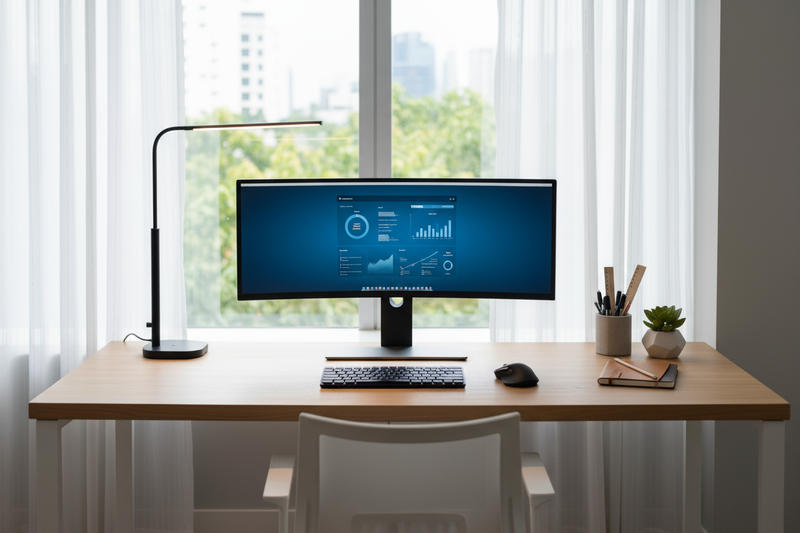 Modern office desks for home offices and workspaces. Stylish computer desks, study desks, and work tables designed for comfort and productivity