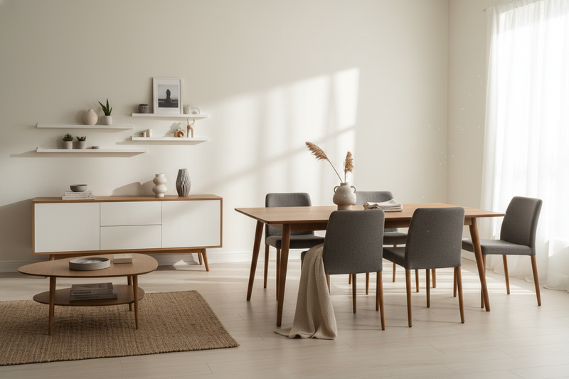 Stylish tables and smart storage furniture for modern living rooms, including coffee tables, console tables, side tables, TV units and shelving solution