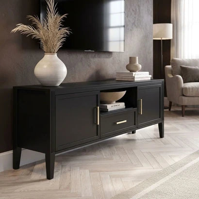 Raven TV Stand with Storage – Wooden TV Unit for TVs Up to 65"