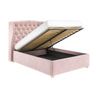 Chesterfield Ottoman Bed with Storage Luxury Upholstered Bed Frame