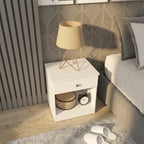 Denver 1 Drawer Bedside Table – Modern Wooden Bedside Cabinet with Storage | UK
