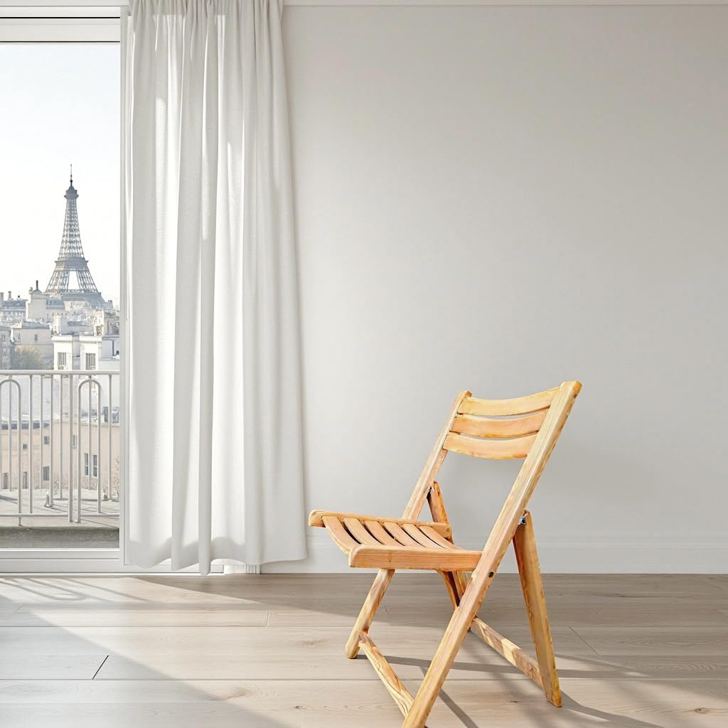 Folding Dining Chair – Beech Wood, Indoor/Outdoor, Space-Saving Design