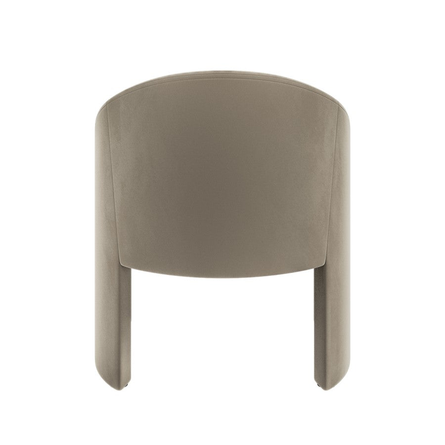Beige chair on a white background