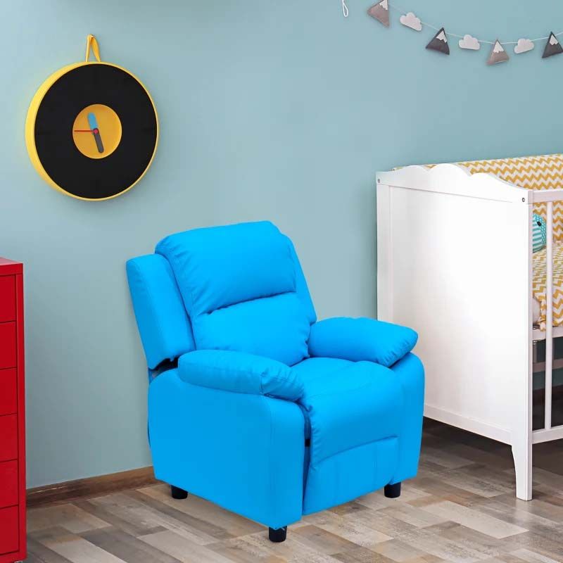 Blue Recliner arm chair