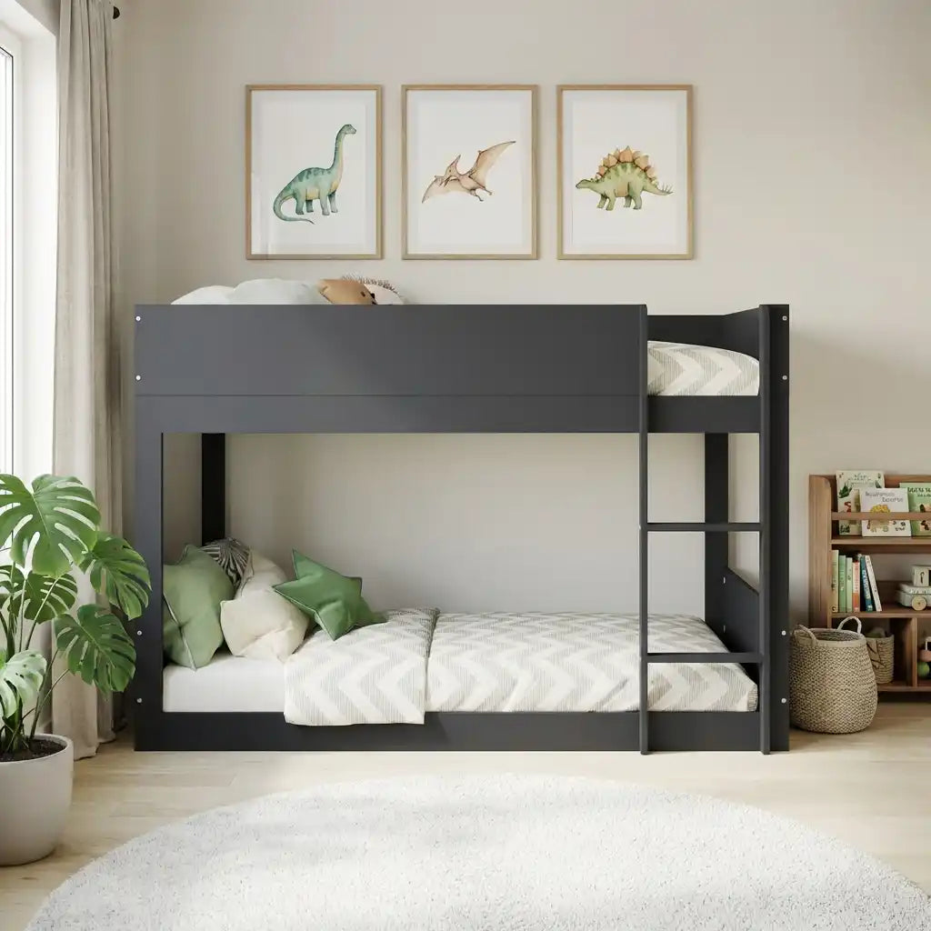 Bunk bed in a room  
