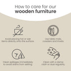 Large Black Wooden Extendable Dining Table Round to Oval Seats 4–6 Modern Dining Furniture UK