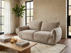 Angelo Beige 2 Seater Sofa  Modern Upholstered Sofa