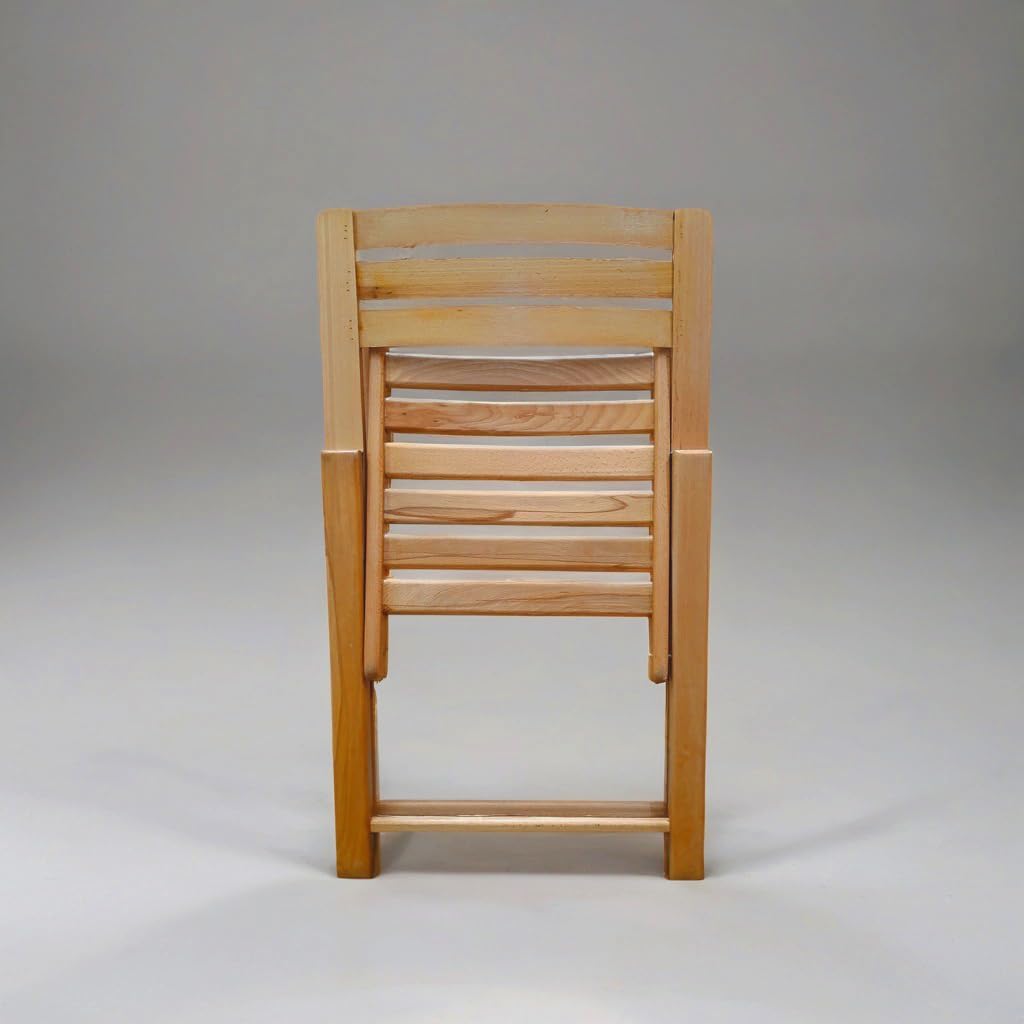 Folding Dining Chair – Beech Wood, Indoor/Outdoor, Space-Saving Design