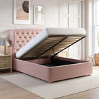 Chesterfield Ottoman Bed with Storage Luxury Upholstered Bed Frame