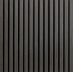 Pattern of vertical black stripes on a dark gray background
