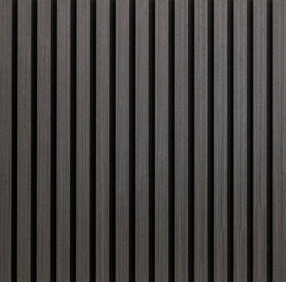 Pattern of vertical black stripes on a dark gray background